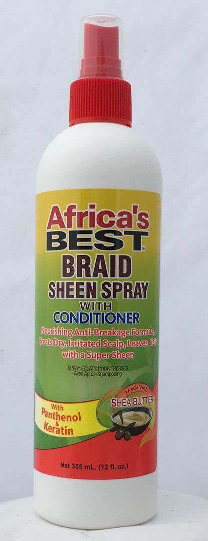 Africa's Best: Braid Sheen Spray; 12oz