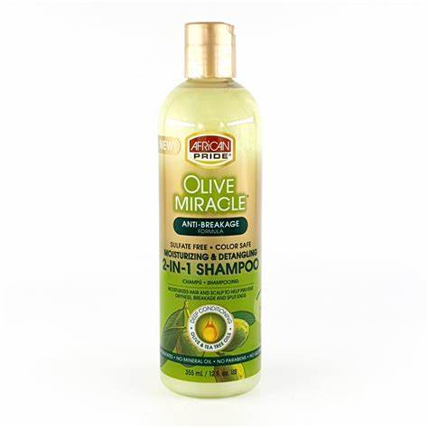 African Pride: 2-In-1 Shampoo: 12oz