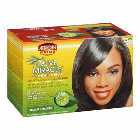 African Pride: Olive Miracle No Lye Relaxer