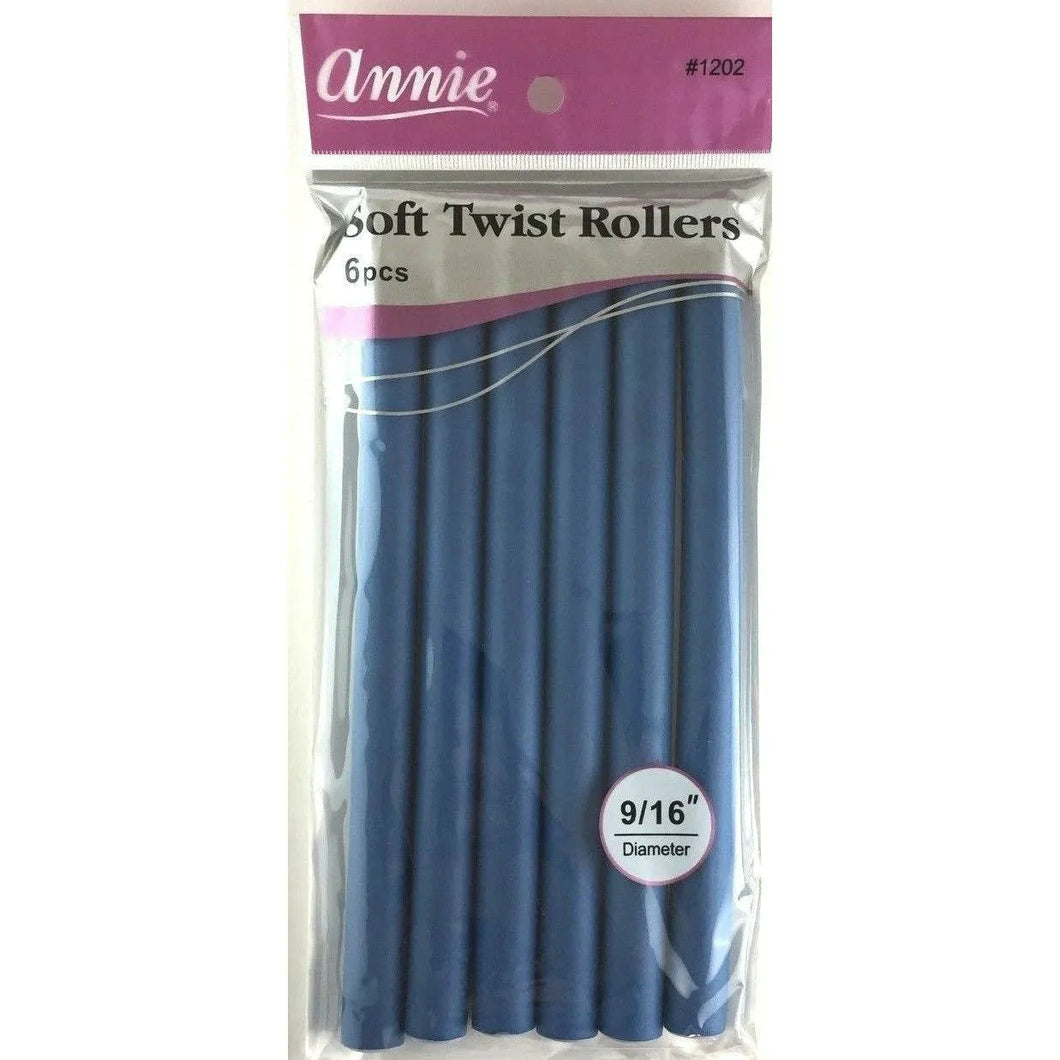 Annie: Soft Twist Rollers: 9/16