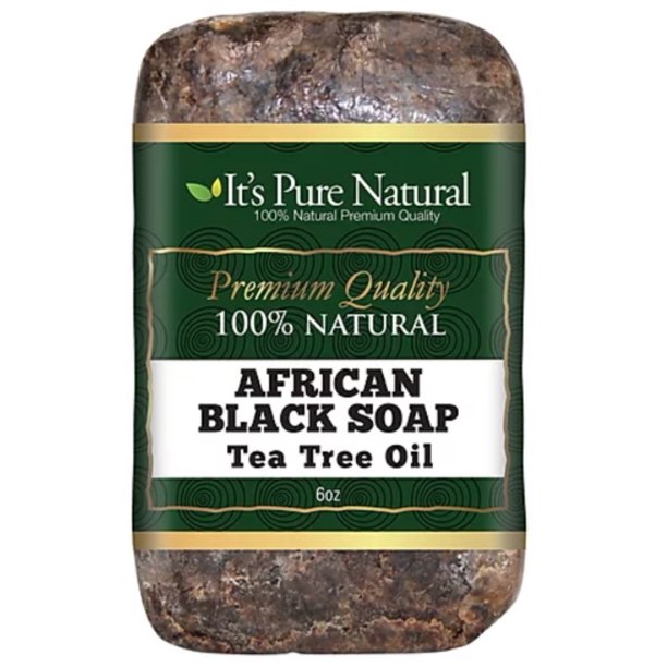 It's Pure Natural: Black Soap Tea Tree Oil: 5oz