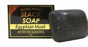 Original African: Black Soap Egyptian Musk: 5oz