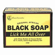 Original African: Black Soap Lick Me All Over: 5oz