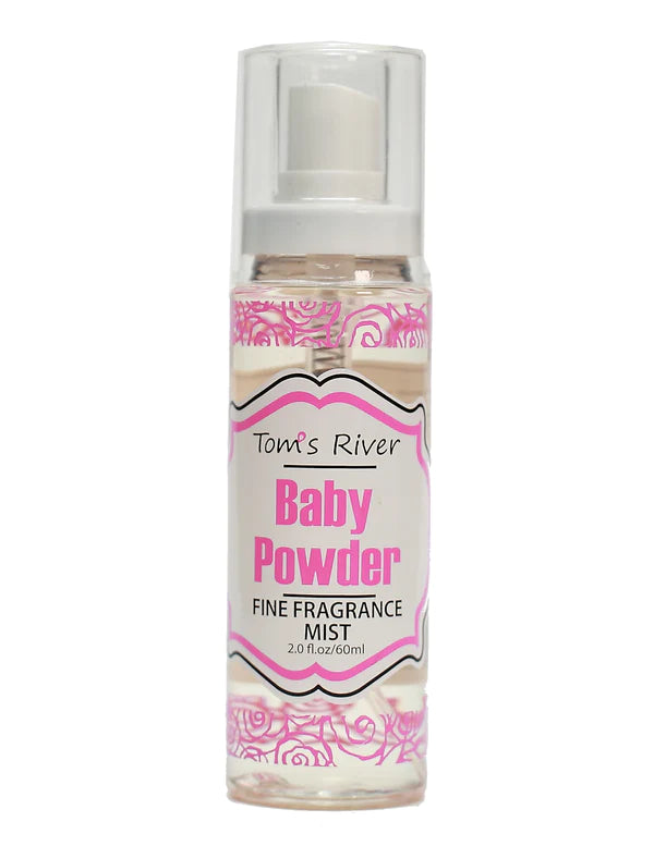 Tom's River: Fragrance Mist Baby Powder: 2oz